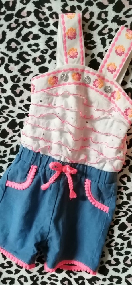 NWOT 12 month baby girl one piece summer outfit.